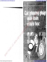 Các phương pháp giải toán ở tiểu học