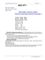 Giáo án Sinh Học lớp 9 chuẩn cả năm