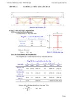 Tính toán cầu thép liên hợp bản BTCT