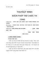 thuyết minh thi công cầu Kinh + cầu Sơn Phú  Bến Tre
