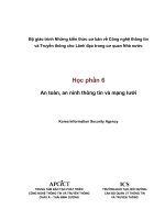 an toàn an ninh thông tin và mạng lưới