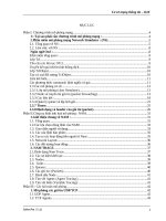 nghiên cứu chương trình mô phỏng mạng ns và các công cụ hỗ trợ, và cơ sở để áp dụng các bài toán ứng dụng trên ns để đánh giá tính khả thi và tối ưu của chúng trên mạng