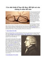 thuyết trình các nhà kinh tế học đã thay đổi lịch sử của chúng ta như thế nào