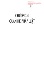 bài giảng pháp luật đại cương phần quan hệ pháp luật