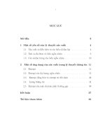 một số ứng dụng của xác suất trong lý thuyết thông tin