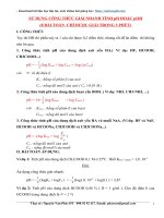 Sử dụng công thức giải nhanh tính ph or pOH