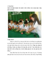 skkn một số biện pháp tổ chức tốt công tác giáo dục nha học đường