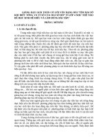 giảng dạy giải toán có lời văn dạng bài tìm hai số khi biết tổng và tỉ số của hai số đó ở lớp 4 như thế nào để học sinh dễ hiểu và làm đúng bài tập