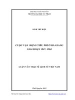 Cuộc vận động tiểu phỉ ở Hà Giang giao đoạn 1947 đến 1962