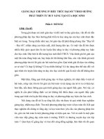 giảng dạy chương iv biểu thức đại số 7 theo hướng phát triển tư duy sáng tạo của học sinh