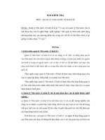 bài kiểm tra môn quản lý nhà nước về kinh tế