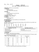 Giáo án Chương 5 thống kê