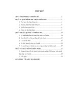 Chuyên đề thực tiễn về việc thành lập công ty nói chung và thành lập công ty cổ phần như thế nào trên địa bàn thành phố Hà Nội