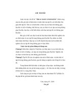 Luận văn thạc sĩ toán học: một số vấn đề về giải tích lồi