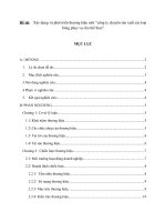 đề tài:  xây dựng và phát triển thương hiệu mới công ty chuyên sản xuất các loại bóng phục vụ cho thể thao