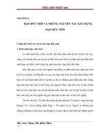 đạo đức mới và những nguyên tắc xây dựng đạo đức mới