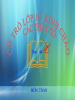 bài giảng toán 1 chương 3 bài 17 cộng các số tròn chục