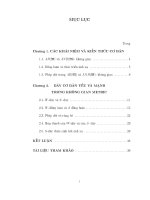 dãy cơ bản yếu và mạnh trong không gian metric