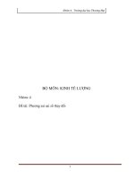 Phương sai của sai số thay đổi và thực hành trên eview