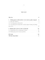 không gian khả mêtric, không gian g-trải và ảnh của không gian mêtric qua các ánh xạ phủ