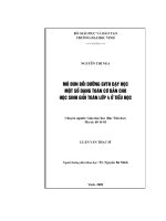 mô đun bồi dưỡng giáo viên tiểu học một số dạng toán cơ bản cho học sinh giỏi toán lớp 4 ở tiểu học