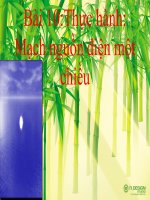 bài giảng công nghệ 12 bài 10 thực hành - mạch nguồn điện một chiều