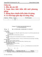 Giáo án giải tích 12 đầy đủ nhất