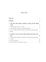 sự hội tụ của các biến ngẫu nhiên phụ thuộc mixing