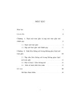 một số tính chất liên thông mờ trong không gian tôpô mờ trực giác