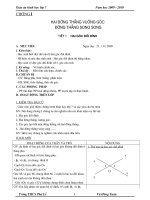 Giáo án hình học 7 đầy đủ