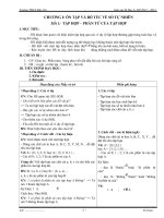 Giáo án số học lớp 6