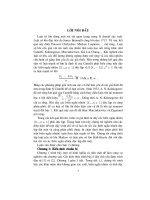 luật số lớn đối với dãy các biến ngẫu nhiên độc lập đôi một