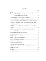 một số vấn đề về tính ổn định trong các hệ sinh thái