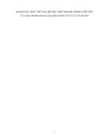 giảng dạy như thể nào để học sinh nhanh chóng tiếp thu và giải thành thạo loại bài toán về ưcln và bcnn