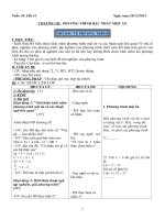 Giáo án đại số lớp 8 trọn bộ