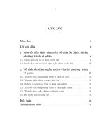 về tính ổn định ngẫu nhiên của hệ phương trình vi phân