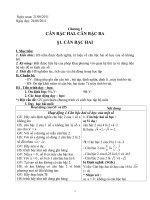 Giáo án đại số lớp 9 (2 cột)