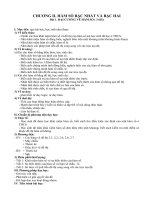 Giáo án toán hàm số bậc nhất và bậc hai