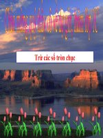 bài giảng toán 1 chương 3 bài 18 trừ các số tròn chục