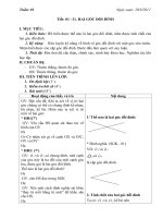Giáo án toán hình học 7 chuẩn kiến thức đầy đủ nhất