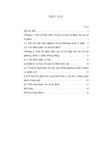 ính ổn định tiệm cận và ổn định mũ của các hệ phương trình vi phân không dừng