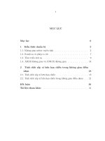 tính chất xấp xỉ hữu hạn chiều trong không gian điểm nhọn