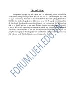 tiểu luận tổng quan về tỉ giá hối đoái và lạm phát free