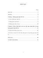 một số loại hội tụ của dãy hàm nhận giá trị trong không gian tôpô thứ tự