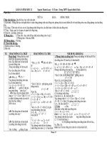 Giáo án toán hình học 12 (từ tiết 16 đến 20)