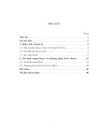 một số ứng dụng của phương pháp bayes