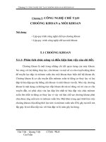 công nghệ chế tạo choòng khoan và mũi khoan