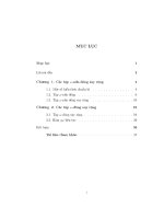 về các tập w-nửa đóng suy rộng và các tập w-đóng suy rộng