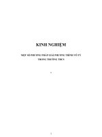 một số phương pháp giải phương trình vô tỷ trong trường thcs