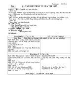 Giáo án toán số học lớp 6 trọn bộ